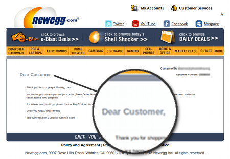 Newegg email son in law