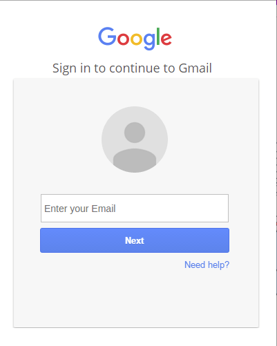 Fake Gmail login page will steal your username and password